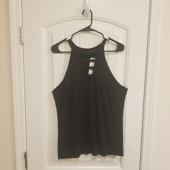 Papermoon Black tank top - Picture 4 of 4